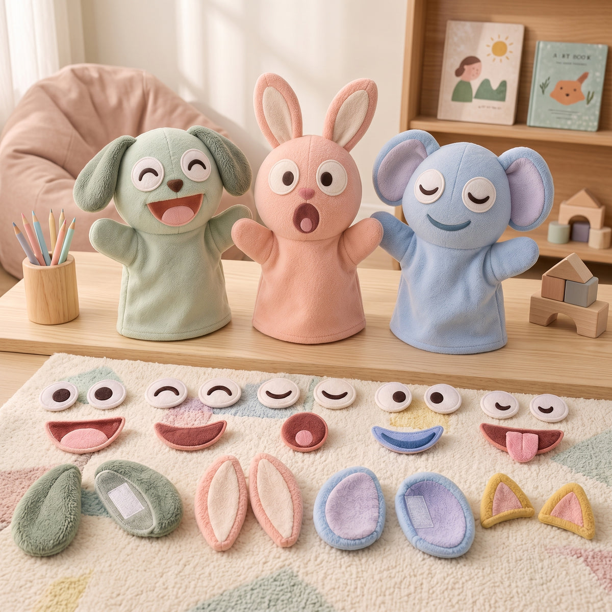 dawvoi® MoodMates Puppet Lab