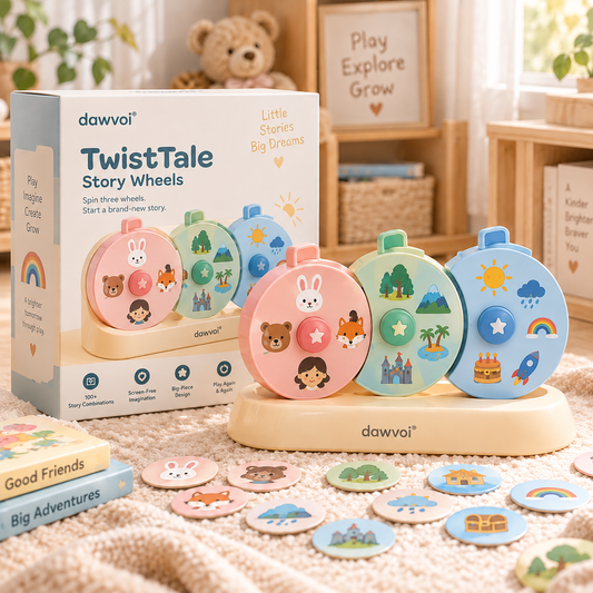 dawvoi® TwistTale Story Wheels