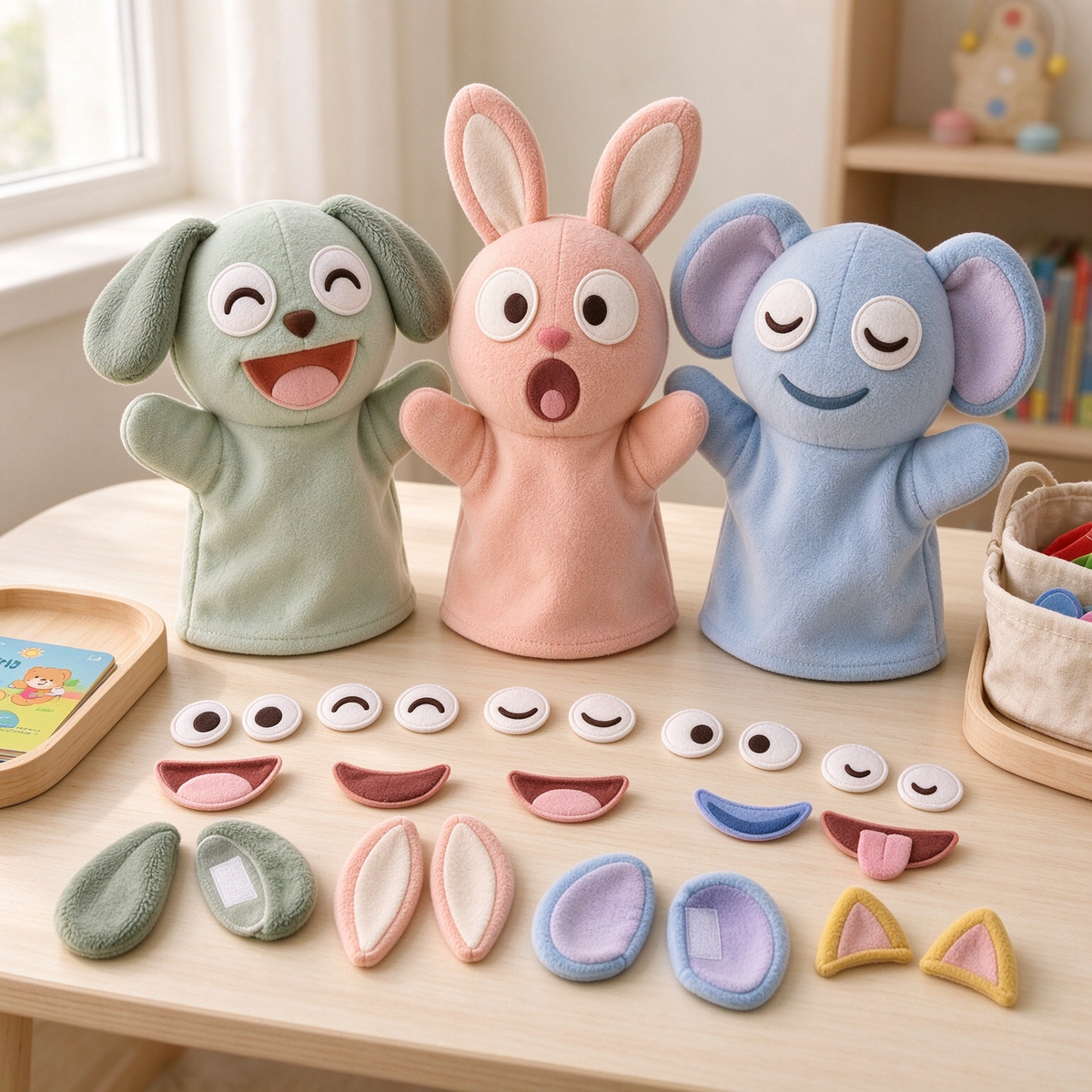 dawvoi® MoodMates Puppet Lab